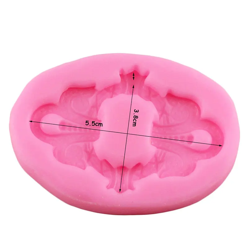 Рельефные силиконовые формы в стиле барокко для торта 3D рамка кексов топперов