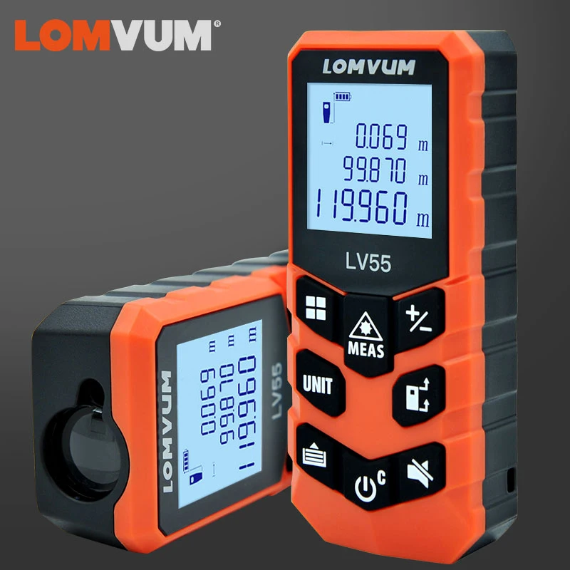 Лазерный дальномер LOMVUM измерительный инструмент для анализа рулетка Лазерная