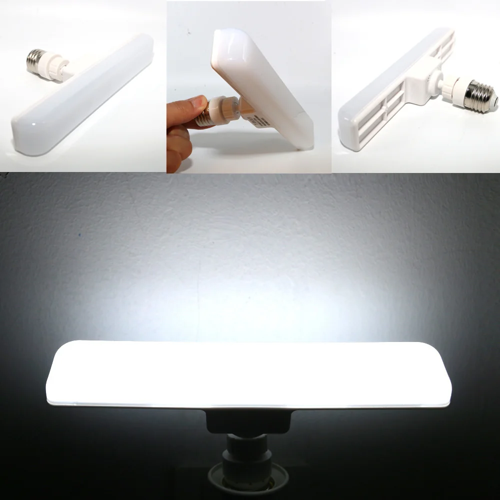 Свободное вращение T-образная лампа E27 Светодиодная трубка 110 В/220 В 2835 SMD 60