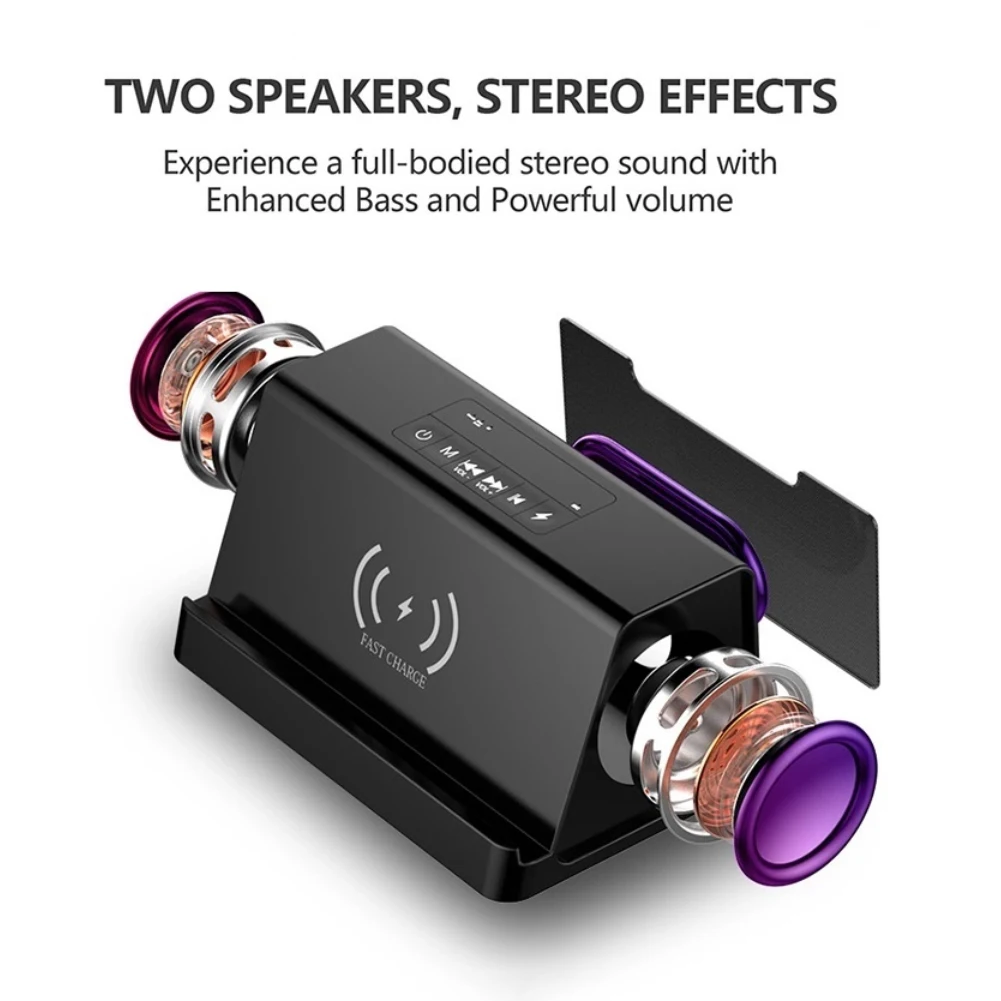 Многофункциональный Bluetooth-динамик Портативная Беспроводная подставка для