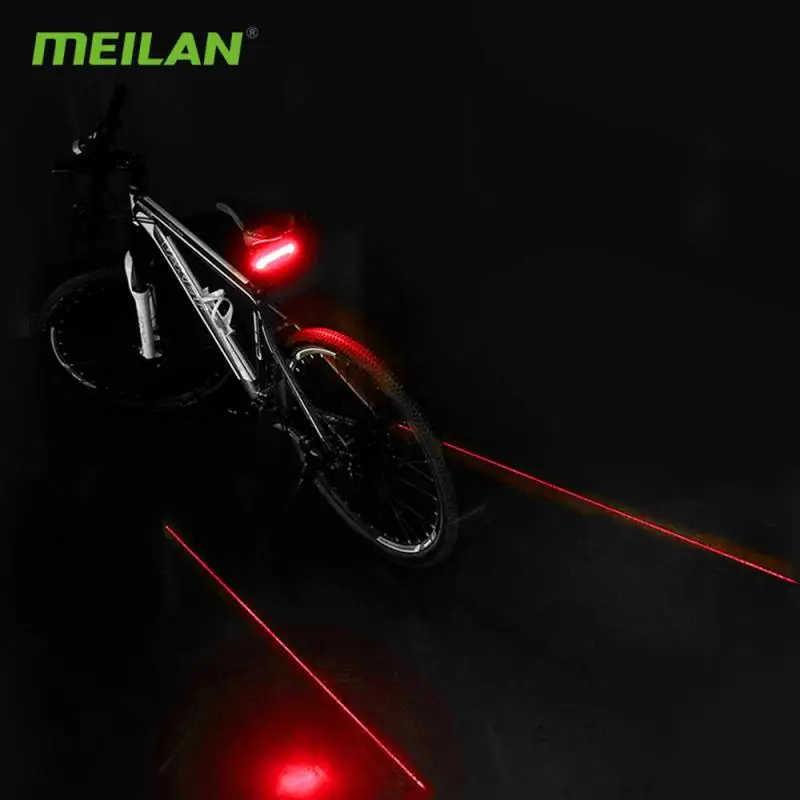 

Велосипедный стоп-светильник MEILAN X5, задний фонарь, лазерный задний фонарь для безопасности езды на велосипеде, Аксессуары для велосипеда
