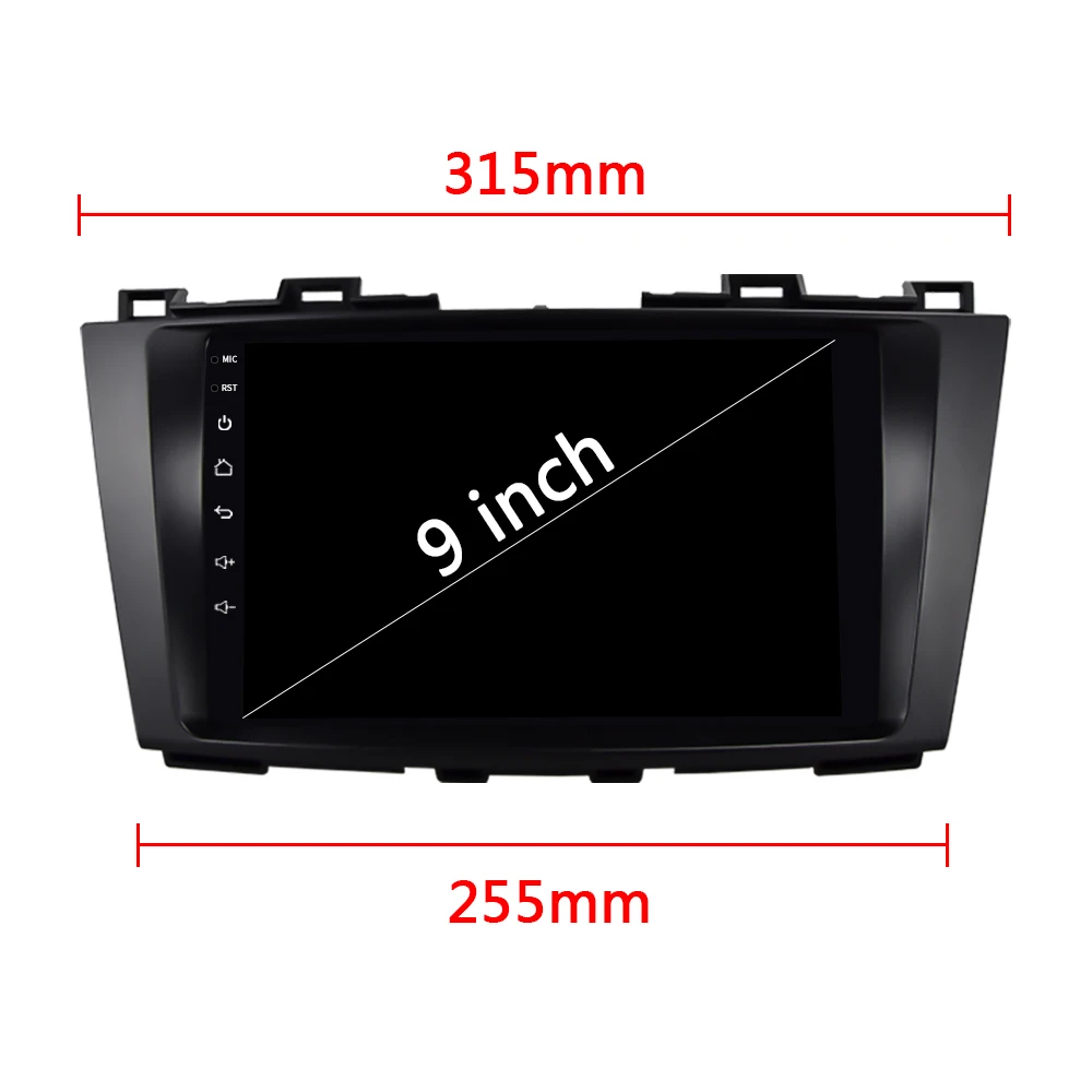Podofo 2 Din Android 10 0 автомобиль радио 9 &quotGPS WI-FI автомобильный стерео din Bluethooth Авто
