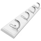 Лаконичная стильная вешалка для одежды для спальни, крючки для одежды, крючки для гостиной, шкафа, бамбуковые вешалки для шляп, вешалка для пальто, настенный крючок, 4 крючка