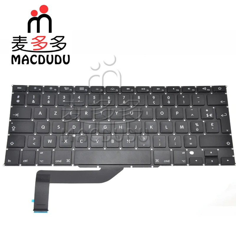 Новая французская раскладная клавиатура для MacBook Pro Retina 15 &quotA1398 2012 2015 ME665LL/A|keyboard for