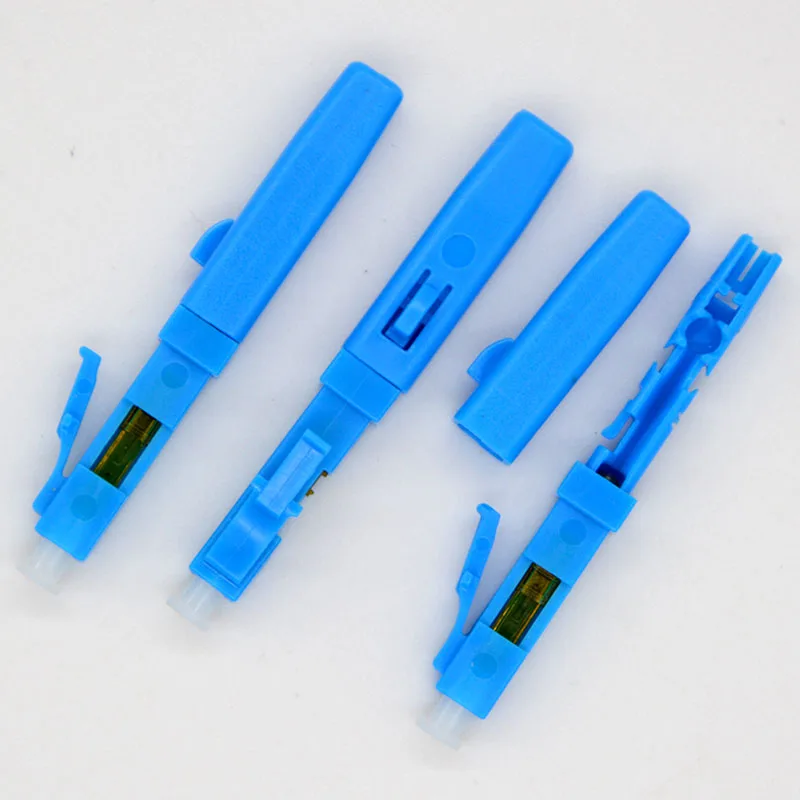 100 шт. Новый LC/UPC Быстрый оптоволоконный разъем LC для холодного сращивания в