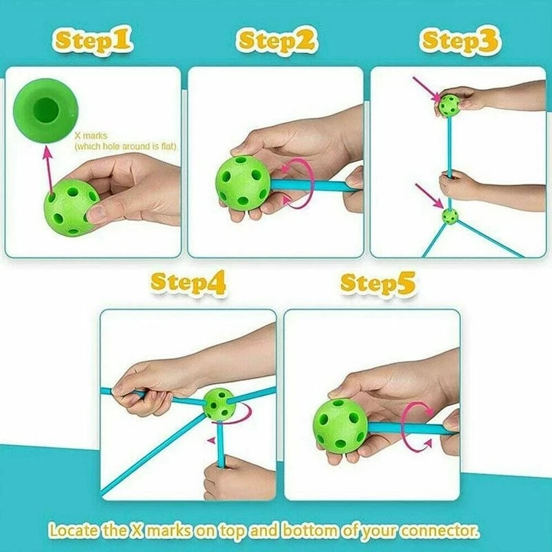 Набор для сборки детских 3d-замков туннелей палатки игровой дом форт мальчиков и