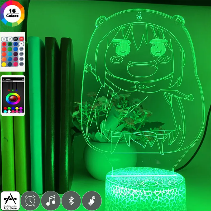 Милый Himouto! Аниме-фигурка Умару-Чан светильник USB Touch ensor светодиодный