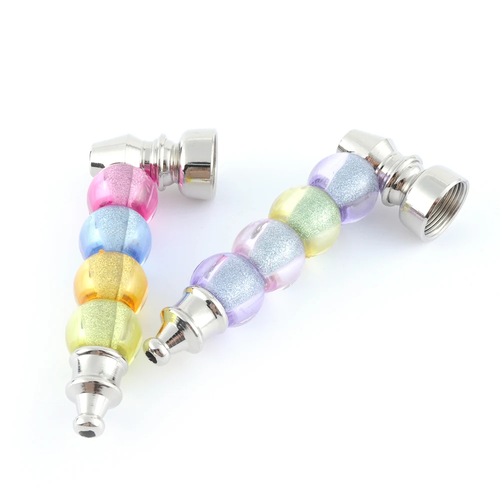 

Creative Metal Foldable Tobacco Pipes Small Smoking Pipe Men Gifts Portable Herb Filter Metal Tube tabaco accesorios