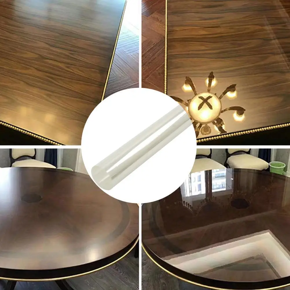 

Transparent Desktop Protective Film Marble Wood Tabletop Furniture Stickers Oil-proof/waterproof/moisture-proof U7G8