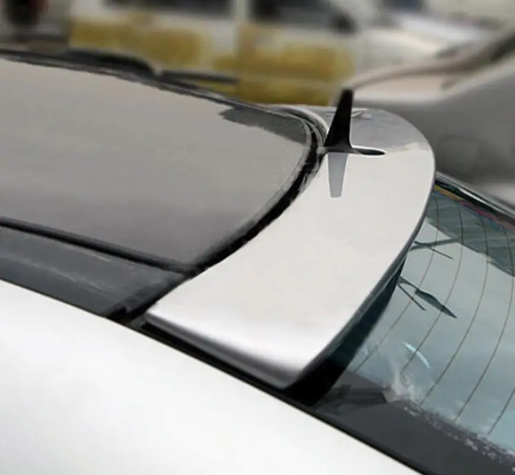 Для W211 спойлер на крыше 2003-2006 Mercedes W211 E-class E200 E260 надрезаемая подкладка, ABS пластик Материал заднего крыла автомобиля Цвет задний спойлер