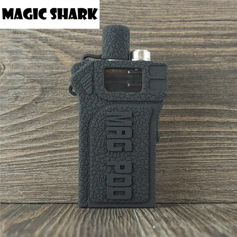 1 шт. модный противоударный силиконовый резиновый чехол для Smok Mag Pod Vape Kit черный