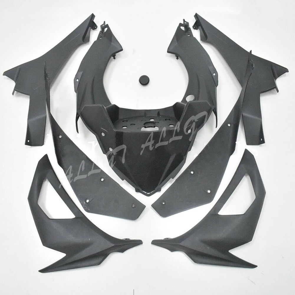 Внутренние крышки Raw черный комплект обтекателей маленький Picese подходит для Kawasaki
