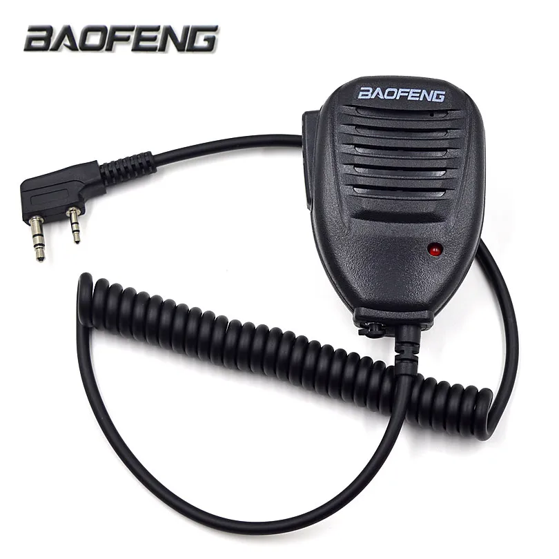 2 шт. Портативный радиомикрофон Динамик микрофоном PTT для иди и болтай Walkie Talkie Baofeng UV-5R плюс BF-888S УФ B6 UV-B5 UV-82 GT-3 TP