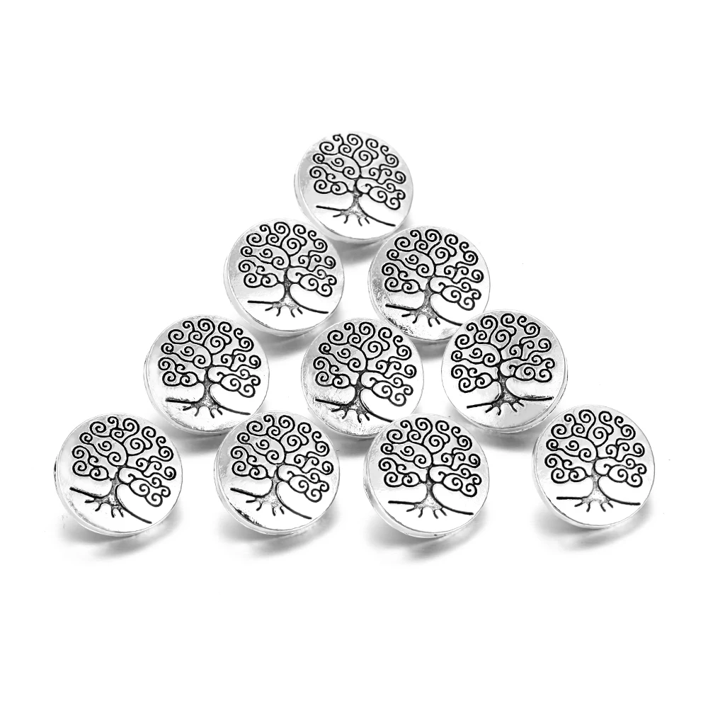 10pcs/lot New Christmas Snap Jewelry Snowflake 12mm Metal Buttons Fit Bracelet Bangle Necklace | Украшения и аксессуары