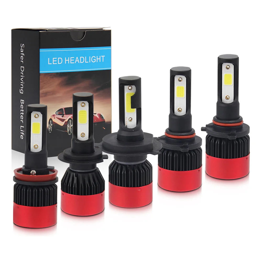 mini BraveWay H4 светодиодный лампы HB4 9006 H4 светодиодный лампы для передних фар для мотоцикла авто светодиодный Автомобильная Противо-Туманная лампа H8 H11 9005 HB3 H7 автомобильных огней - Испускаемый цвет: mini