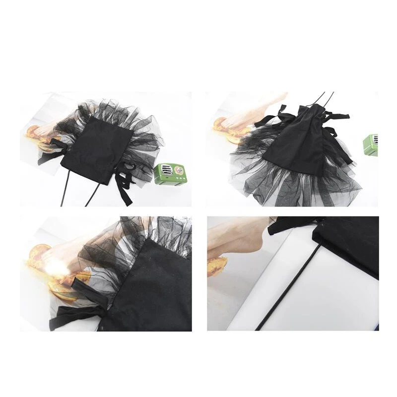 Винтажная Черная кружевная сумка для женщин на шнурке через плечо холщовая