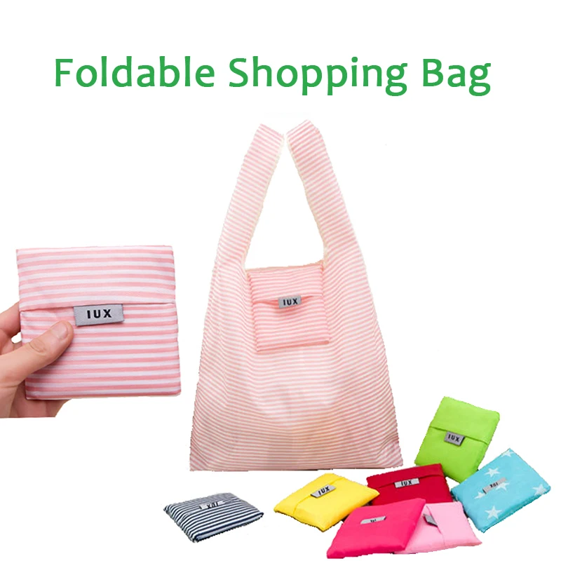 Сумка для хранения Экологичная пластиковая сумка Мини Складная Многоразовые