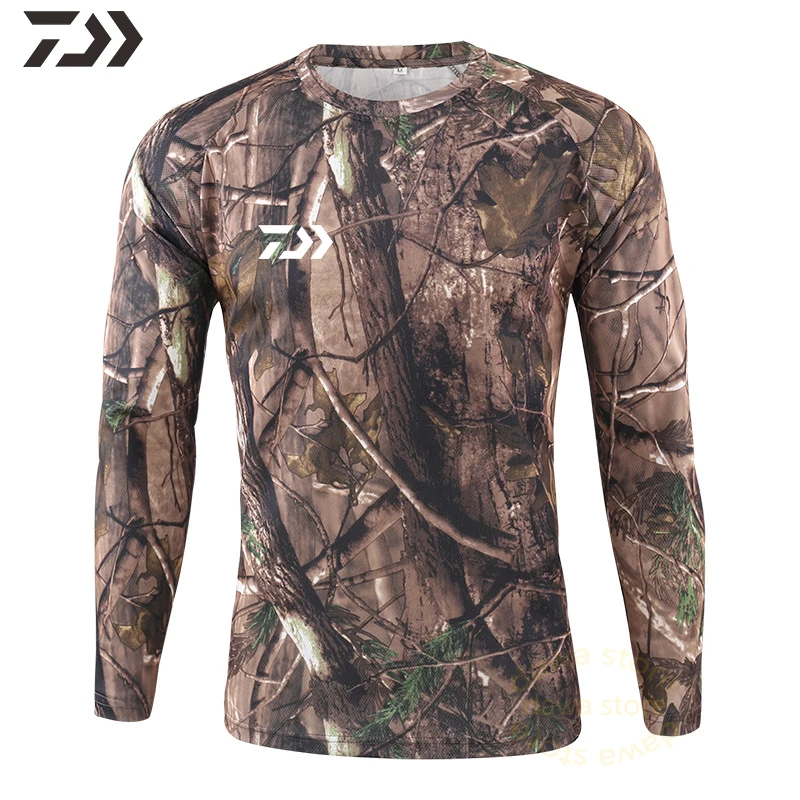 Рыболовная рубашка с длинным рукавом одежда для рыбалки тактическая камуфляжная