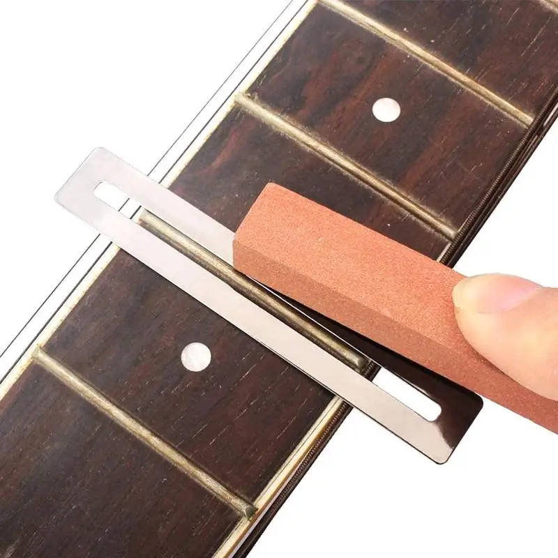 1 Набор полировального камня для гитары + прокладка ладов широкий инструмент 2