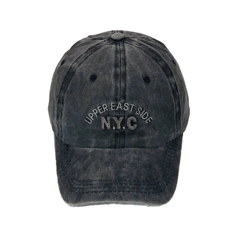 

Бейсболка из 100% хлопка, с козырьком, винтажная, для мужчин и женщин