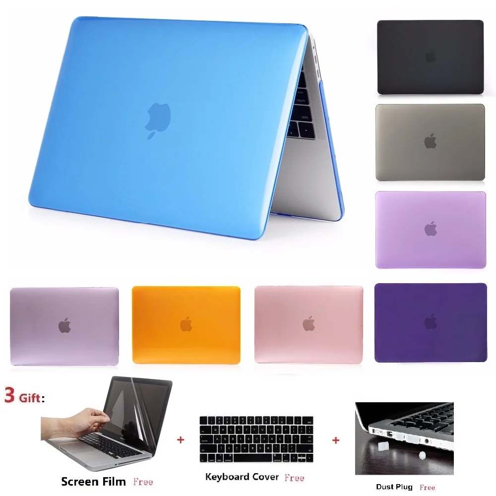 

New Crystal Laptop Case For Apple MacBook Air Pro Retina 11 12 13 15 16 mac Book 15.4 13.3 inch with Touch Bar A1932 A1466 A2141