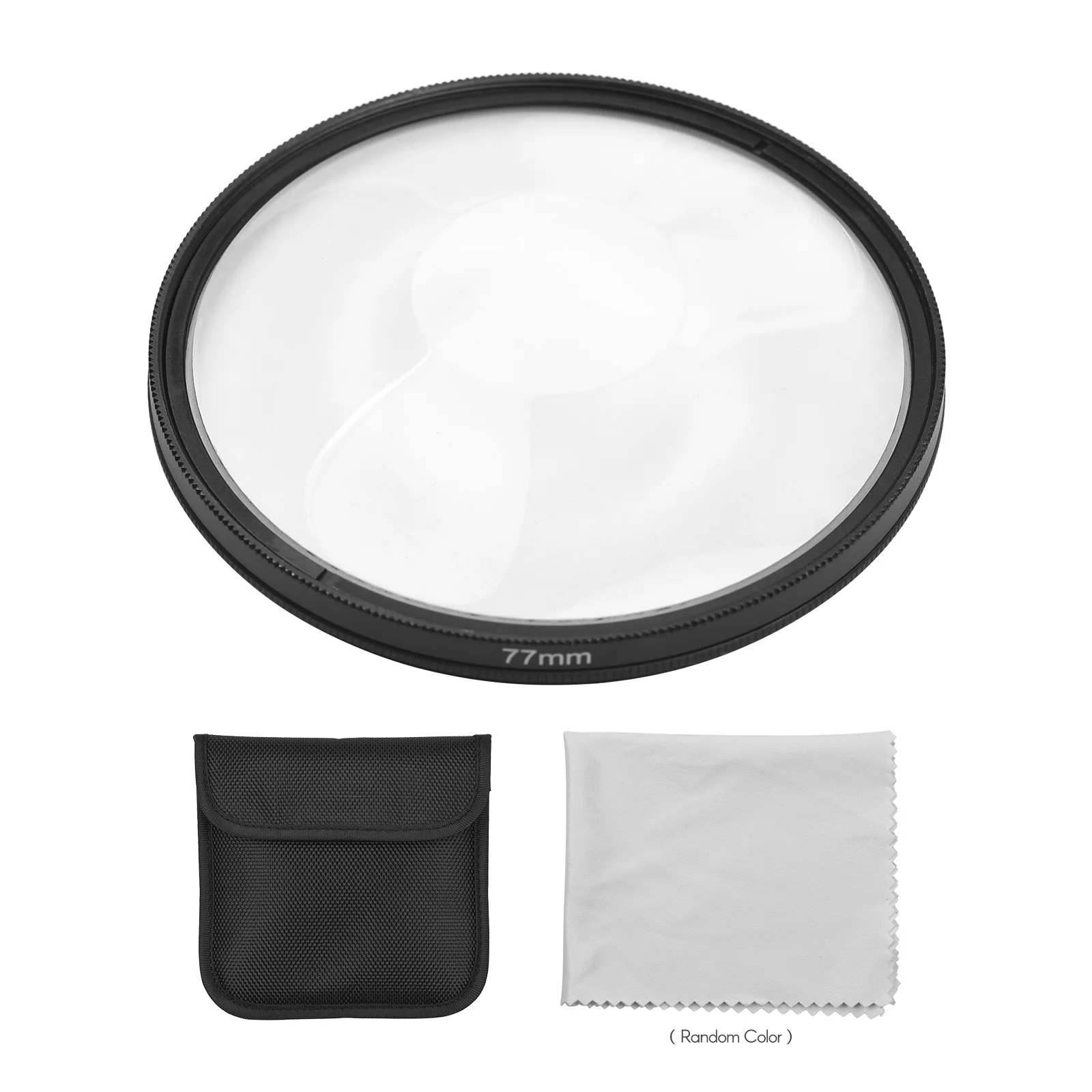 

77mm Glass Prism Kaleidoscope Lens Filter Optical Glass Lens Filter Professional Photography Accessory for DSLR Camera