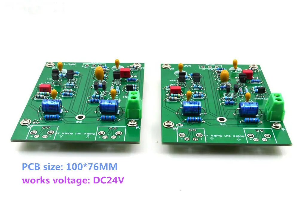 Одна пара комплектов Hi-Fi предусилителей DIY NAIM NAC42 с одним торцем класса A