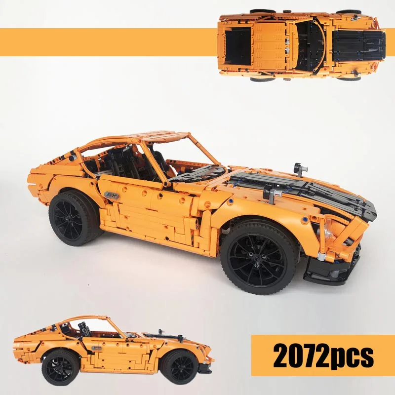 

Новинка, модель 1971 дюйма, Nissan 240Z Fairlady - 911 GT3 RS, модель скоростного автомобиля, строительные комплекты, блоки, кирпичи, игрушки, подарок на день ...
