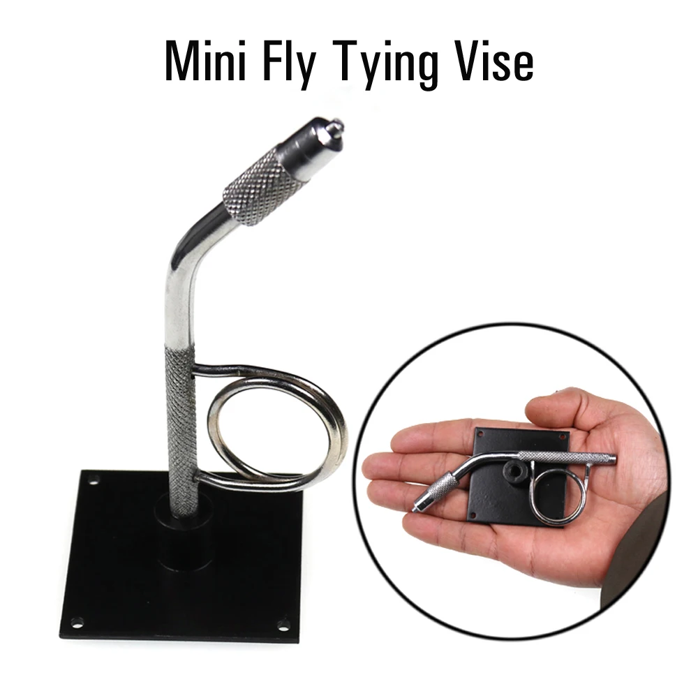 Fly Tying Vise ICERIO 1 шт. мухобойка втулка/хлыст финишер/Шпулька держатель для ниток нержавеющая сталь мухобойка тиски инструменты материал - Цвет: Fly Tying Vise