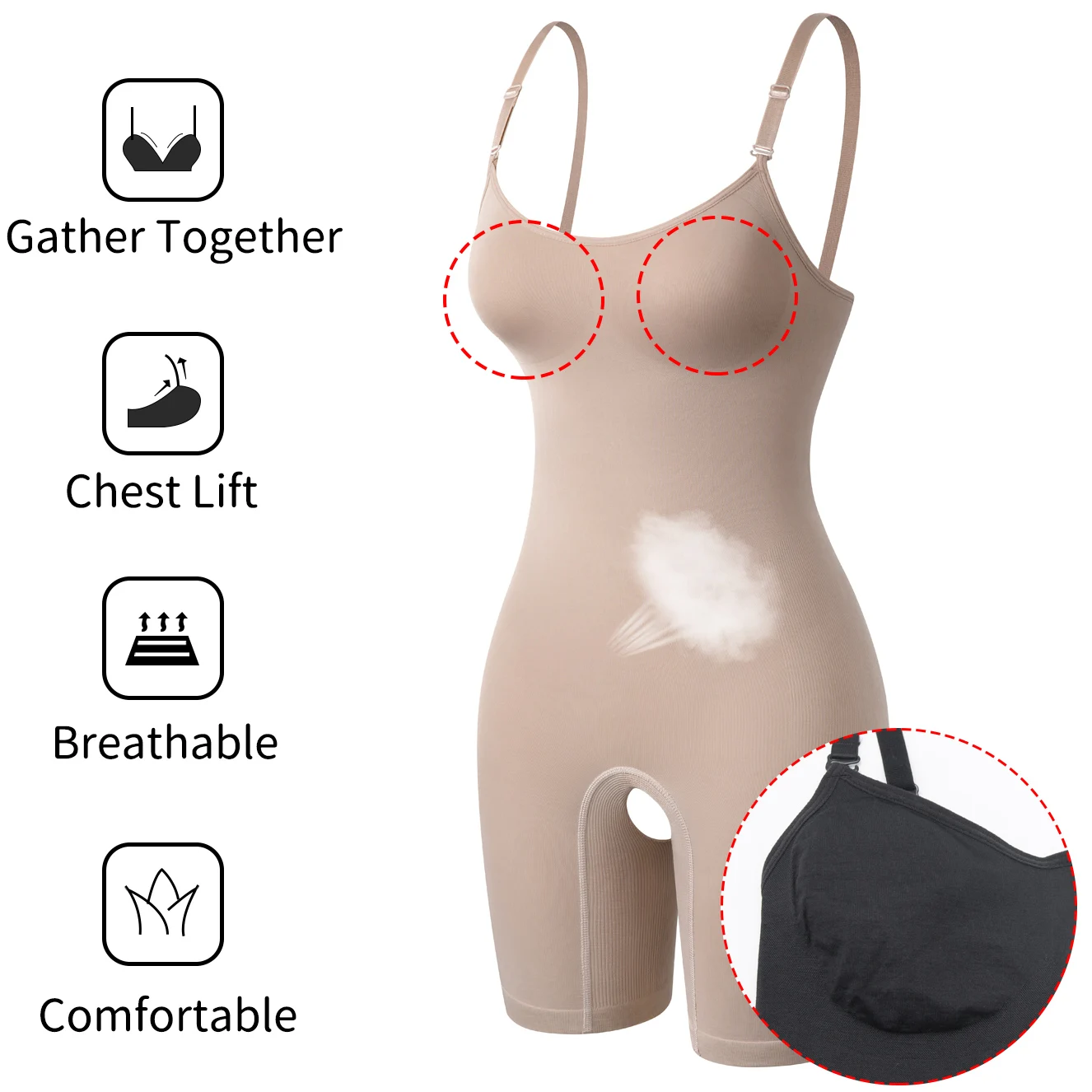 Bodysuit Shapewear Full Body Shaper Waist Trainer Women Abdomen Shapers Slimming Sheath Seamless Corset Slim Tops Thign Slimmer | Женская