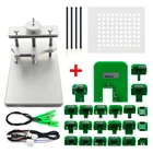 Металлическая светодиодная Рамка BDM, полный комплект из нержавеющей стали с 22 адаптерами BDM для чипа FGTECH BDM100 ECU, инструмент для настройки с зондом