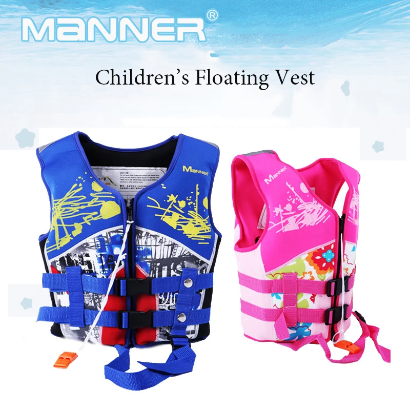 

Kids Life Vest Water Sports Foam Life Jacket for children Drifting Learning swimming surfing Float jacket with Survival Whistle