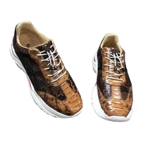 hexiaofengdedian men snake shoes men python leather male shoes