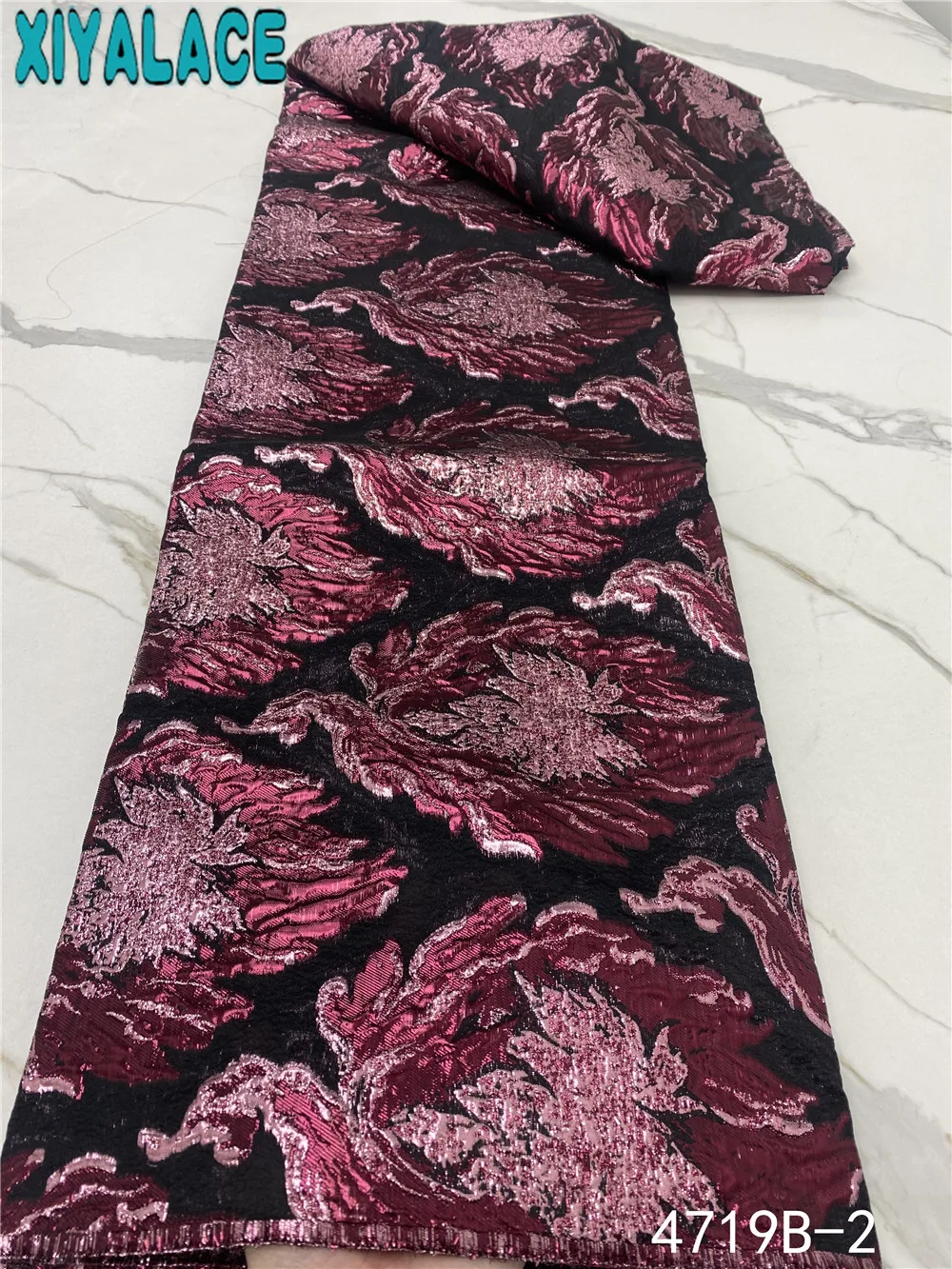 

Новое поступление, жаккардовая кружевная парчовая ткань, кружевные африканские ткани, нигерийская кружевная ткань, уникальная для свадебн...