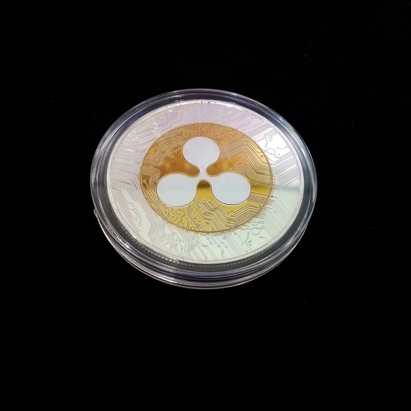 1 шт. позолоченная монета XRP для коллекционеров | Дом и сад
