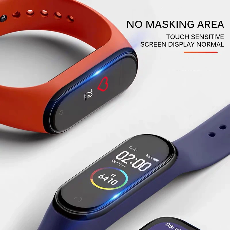 Новинка для смарт браслета Xiaomi Mi Band 4 полное покрытие защита экрана 3D