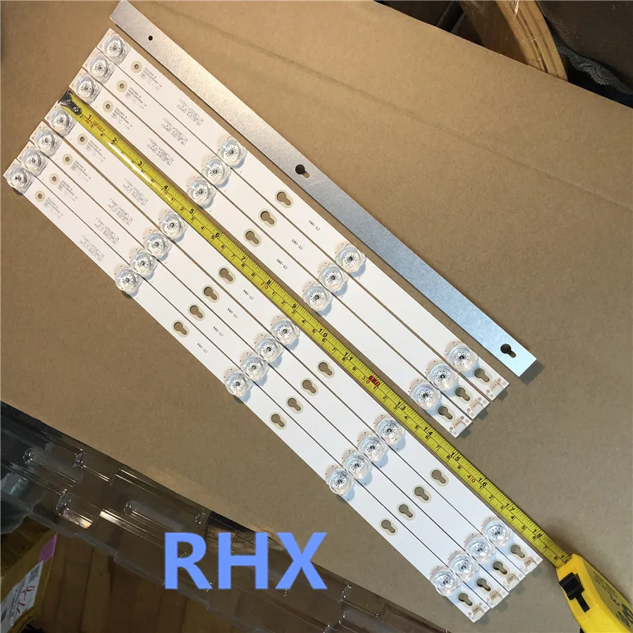 8 шт./лот для TCL D50A630U L50E5800A UD LCD подсветка полоса 4C LB5005 HR03J LB5004 100% Новинка|Аксессуары