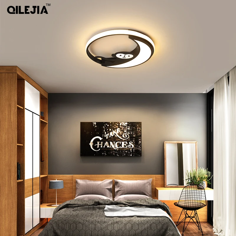 Детская лампа простая современная светодиодная круглая потолочная для спальни