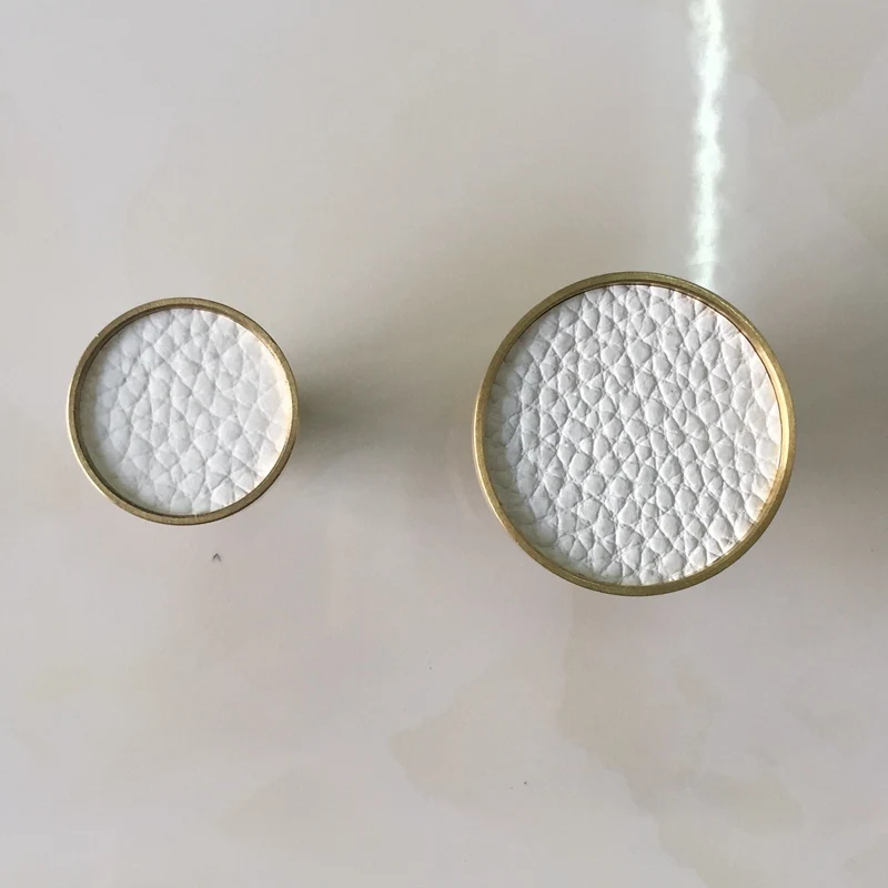 Круглый латунный декоративный кухонный шкаф ручки для выдвижных ящиков и тянет