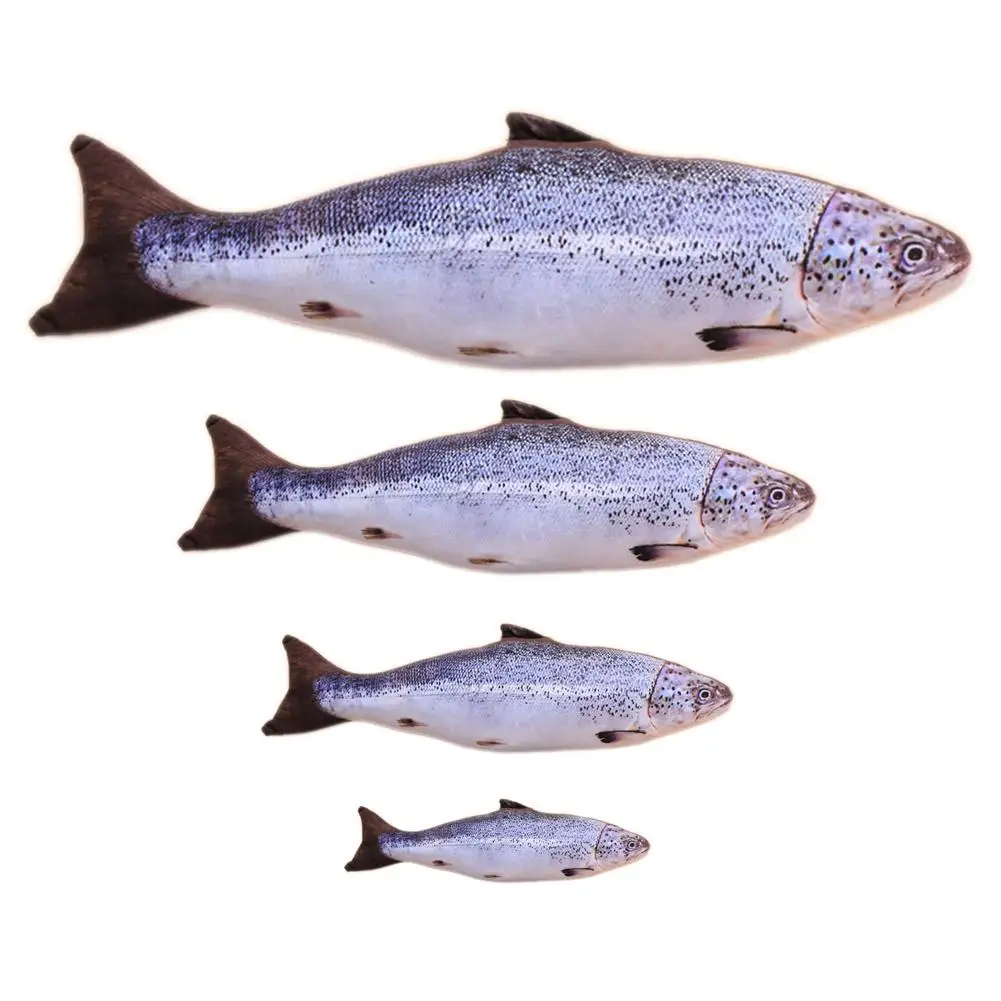 

Плюшевая креативная 3D игрушка в форме карпа, рыбы, кошки, подарок, милая имитация рыбы, игрушка для искусственной кошачьей мяты, мягкая подуш...