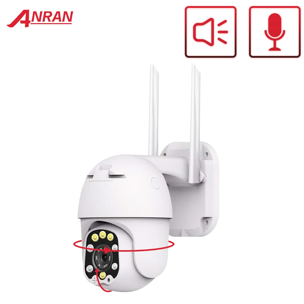 Беспроводная домашняя камера видеонаблюдения 2 МП PTZ Wi Fi 1080P HD с цифровым