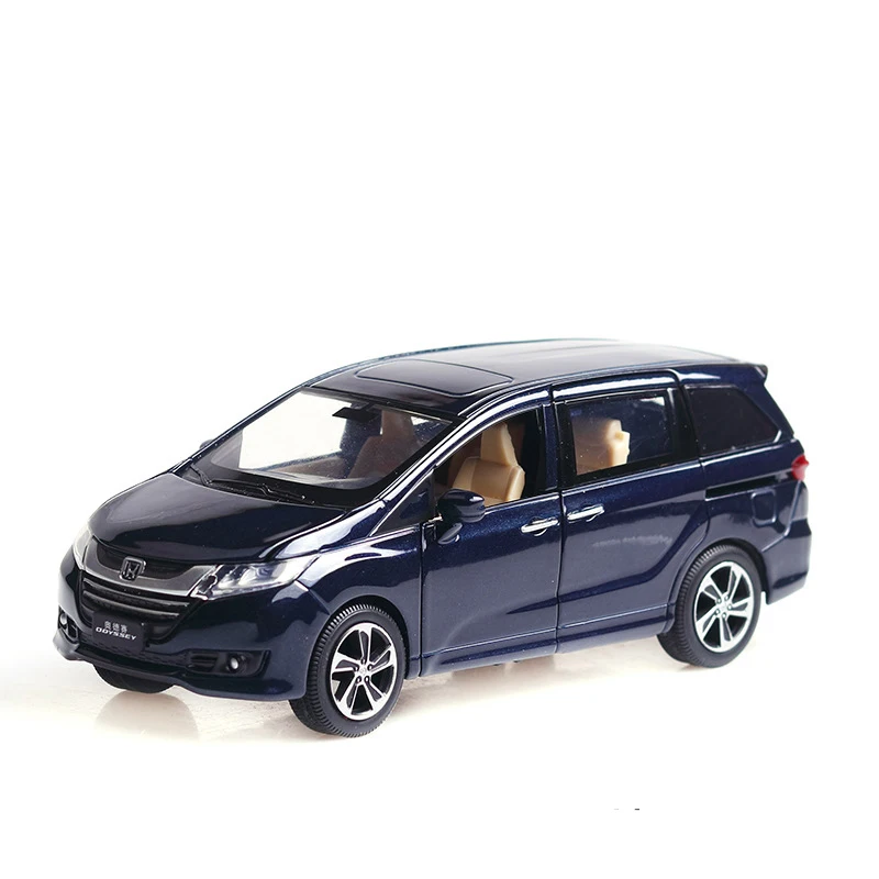 

High simulation Honda Odyssey 1:32 scale alloy pull back car model diecast metal toy vehicles 6 open doors