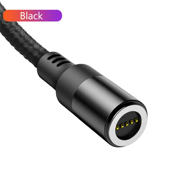 No Plug only Cable 1 м 2 м Магнитный Micro USB кабель для iPhone X XS samsung Android Phone 3A Быстрая зарядка usb type C кабель магнитное зарядное устройство провод шнур - Цвет: No Plug only Cable