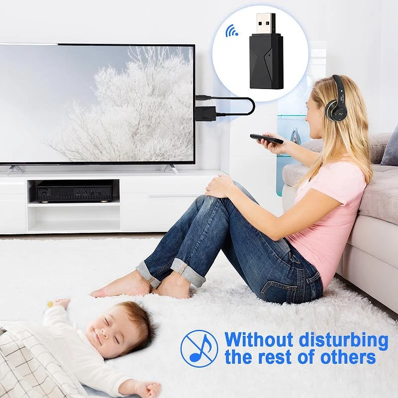 Горячий 2 в 1 приемник передатчик Bluetooth адаптер для ТВ телефона ПК стерео