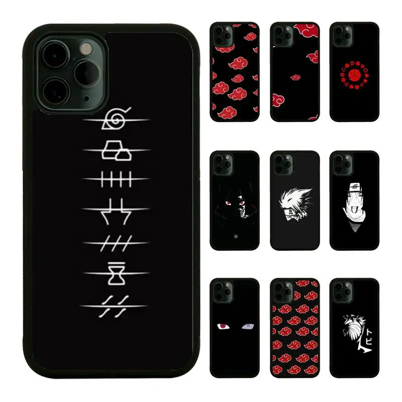 

Akatsuki Anime N-Narutos Phone Case For iPhone 13 12 11Pro Max 11 XR XS Max X 8 7 6 6S Plus Mini SE 2020 hard Fundas
