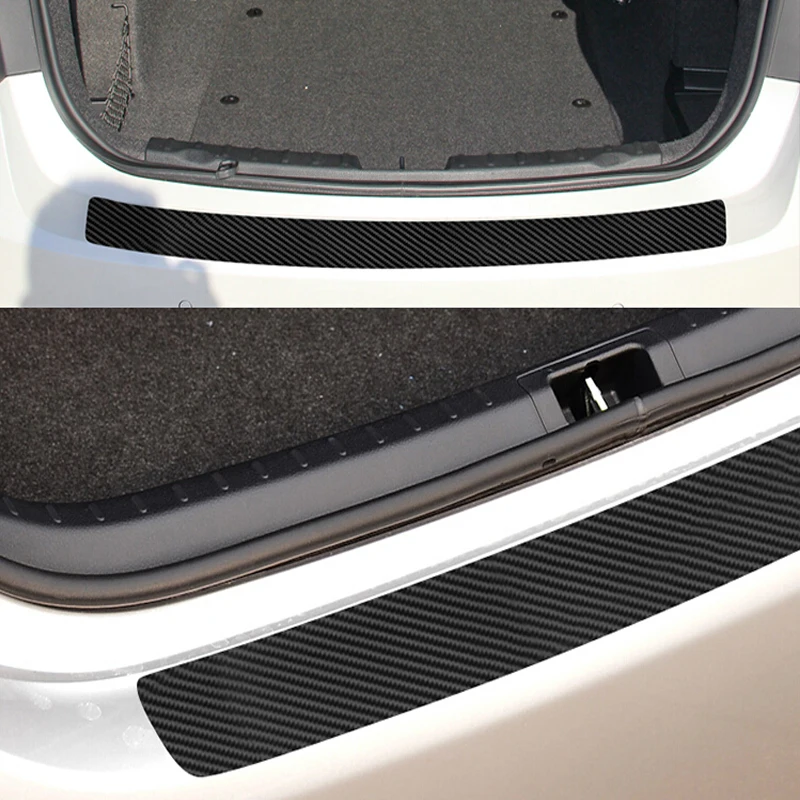 Posbay 90x7 см черная Автомобильная накладка на задний багажник Накладка бампер