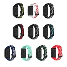 Силиконовый ремешок для часов Huawei Band 6, дышащий двухцветный сменный Браслет для Huwei Honor Band 6, ремешок для часов