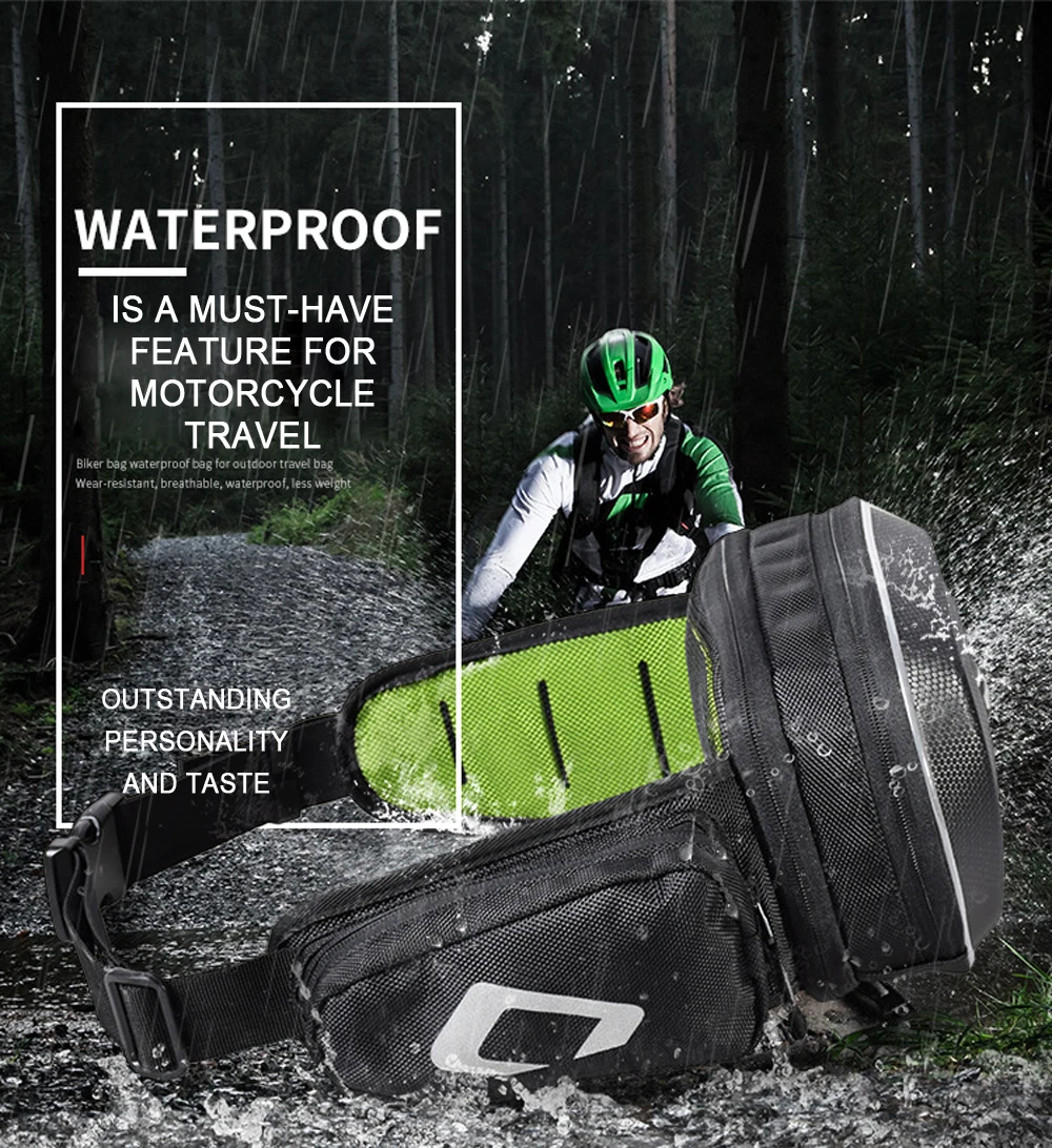 CUCYMA мотоциклетная сумка на талию водонепроницаемый жесткий чехол для спорта
