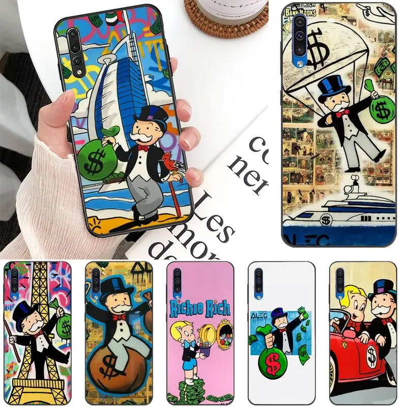 

Cartoon Dollar Monopoly Phone Case For Xiaomi Mi 10 5 6 A2 A2lite A1 9 9SE 8Lite 8explorer Pocophone F1 Fundas Cove