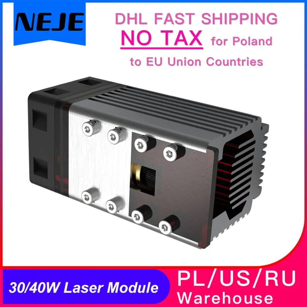 

NEJE 30W 40W Laser Module Laser Head 450nm Blue Laser TTL Module Set for Laser Engraving Machine Wood Cutter